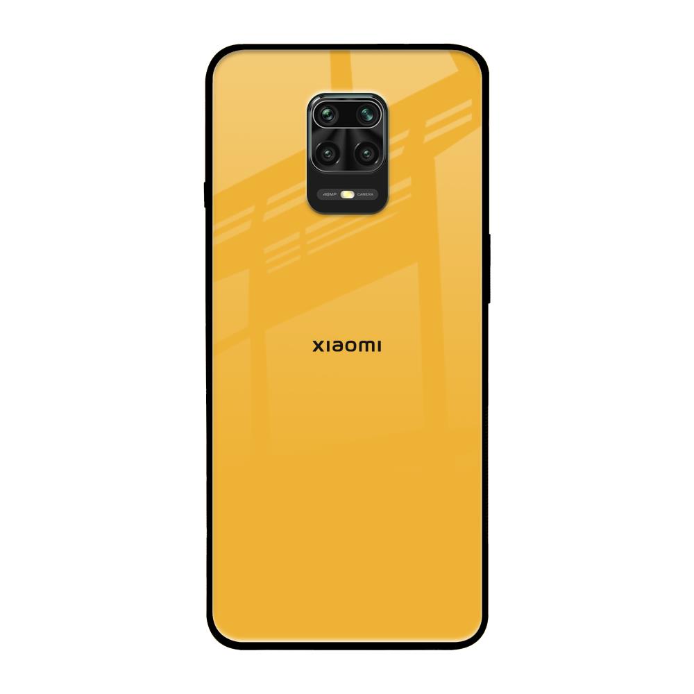 Fluorescent Yellow Xiaomi Redmi Note 9 Pro Glass Back Cover Online