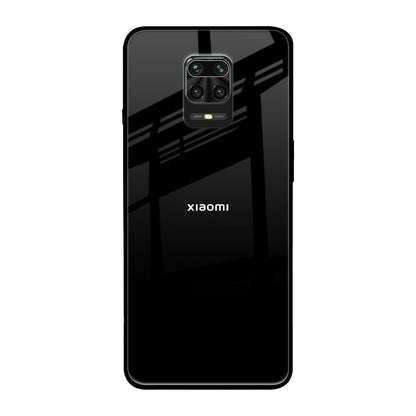 Jet Black Xiaomi Redmi Note 9 Pro Glass Back Cover Online