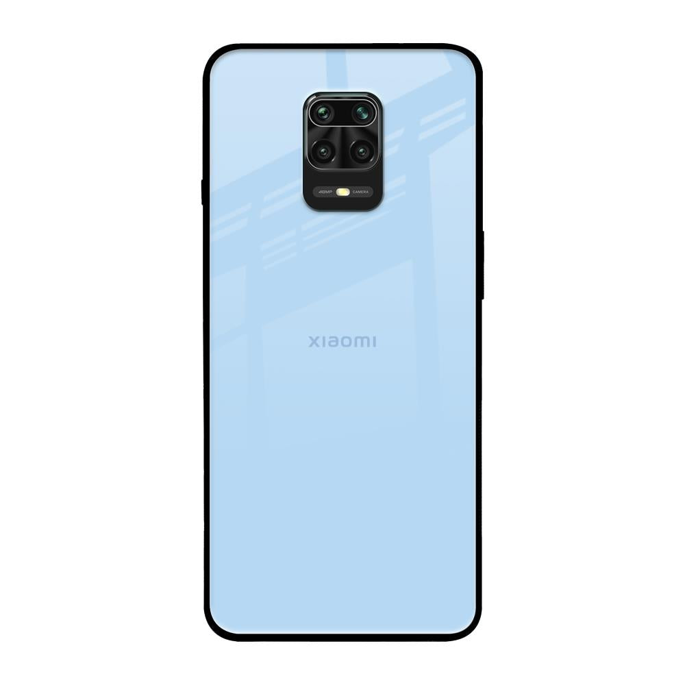 Pastel Sky Blue Xiaomi Redmi Note 9 Pro Glass Back Cover Online