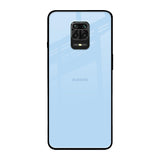 Pastel Sky Blue Xiaomi Redmi Note 9 Pro Glass Back Cover Online