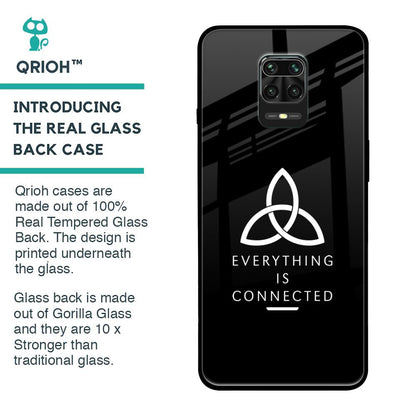 Everything Is Connected Glass Case for Xiaomi Redmi Note 9 Pro