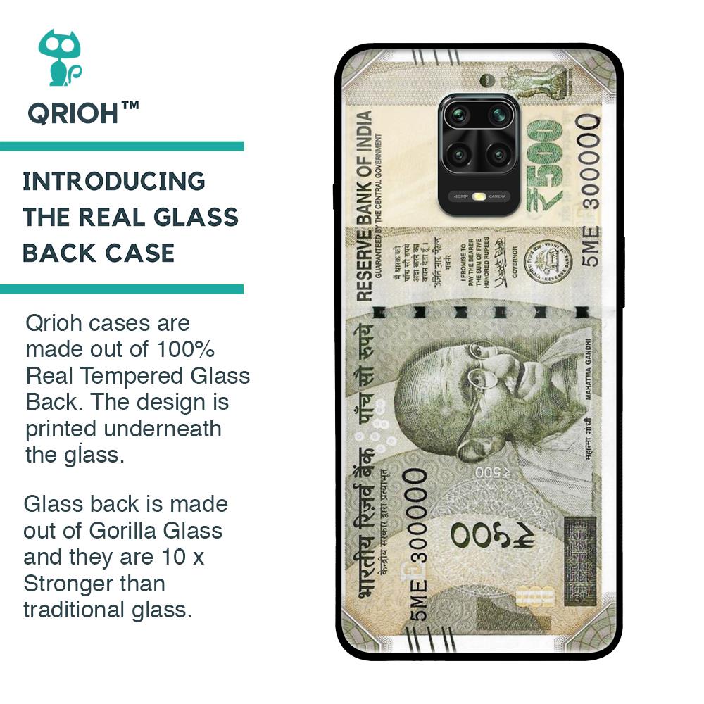 Cash Mantra Glass Case for Xiaomi Redmi Note 9 Pro