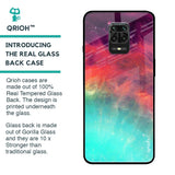 Colorful Aura Glass Case for Xiaomi Redmi Note 9 Pro