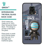 Space Travel Glass Case for Xiaomi Redmi Note 9 Pro