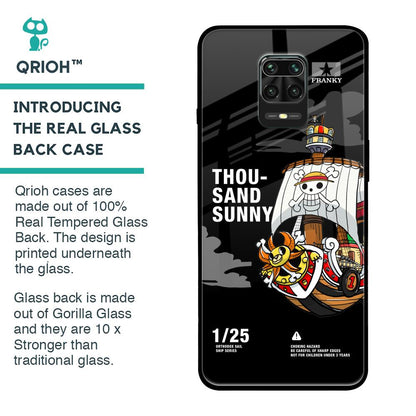 Thousand Sunny Glass Case for Xiaomi Redmi Note 9 Pro