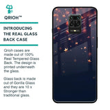 Falling Stars Glass Case For Xiaomi Redmi Note 9 Pro