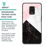 Marble Collage Art Glass Case For Xiaomi Redmi Note 9 Pro