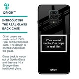 Dope In Life Glass Case for Xiaomi Redmi Note 9 Pro