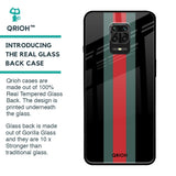 Vertical Stripes Glass Case for Xiaomi Redmi Note 9 Pro