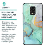 Green Marble Glass case for Xiaomi Redmi Note 9 Pro