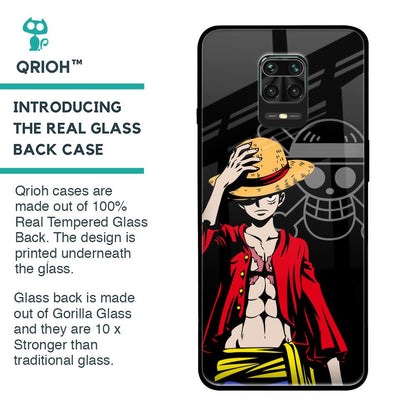Hat Crew Glass Case for Xiaomi Redmi Note 9 Pro