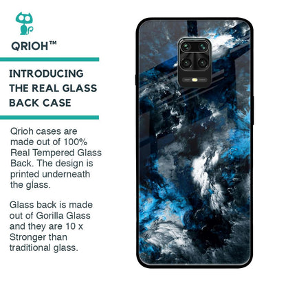 Cloudy Dust Glass Case for Xiaomi Redmi Note 9 Pro