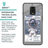 Space Flight Pass Glass Case for Xiaomi Redmi Note 9 Pro