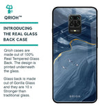 Deep Ocean Marble Glass Case for Xiaomi Redmi Note 9 Pro