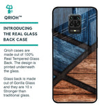 Wooden Tiles Glass Case for Xiaomi Redmi Note 9 Pro