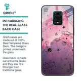 Space Doodles Glass Case for Redmi Note 9 Pro