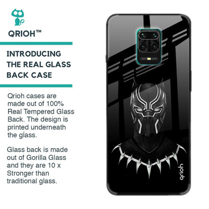 Dark Superhero Glass Case for Redmi Note 9 Pro