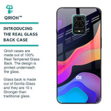 Colorful Fluid Glass Case for Redmi Note 9 Pro