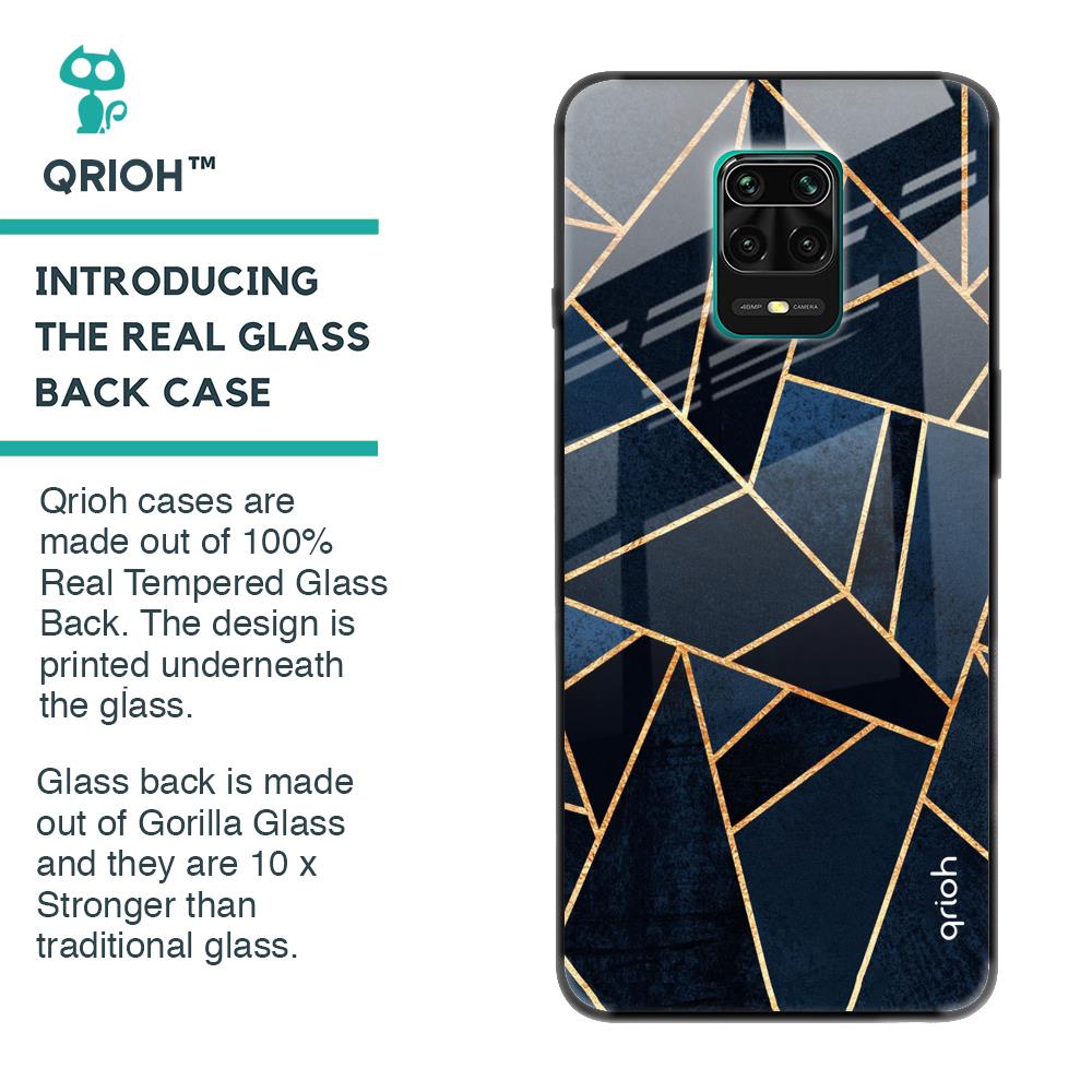 Abstract Tiles Glass case for Redmi Note 9 Pro