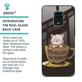 Tea With Kitty Glass Case For Redmi Note 9 Pro