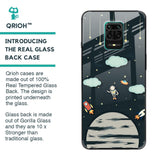 Astronaut Dream Glass Case For Redmi Note 9 Pro