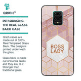 Boss Lady Glass Case for Redmi Note 9 Pro