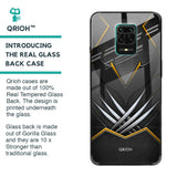 Black Warrior Glass Case for Redmi Note 9 Pro