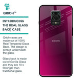 Pink Burst Glass Case for Xiaomi Redmi Note 9 Pro