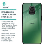 Green Grunge Texture Glass Case for Xiaomi Redmi Note 9 Pro