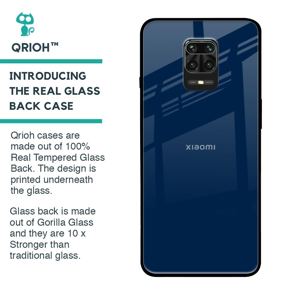 Royal Navy Glass Case for Xiaomi Redmi Note 9 Pro