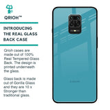Oceanic Turquiose Glass Case for Xiaomi Redmi Note 9 Pro