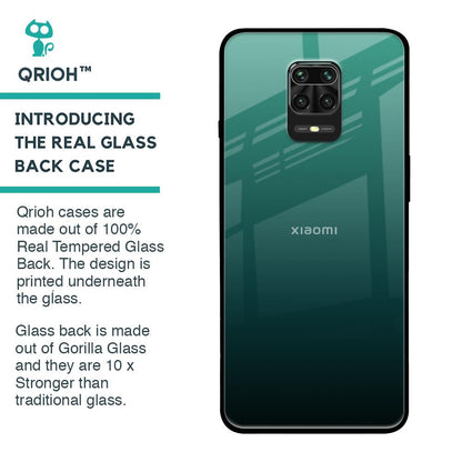 Palm Green Glass Case For Xiaomi Redmi Note 9 Pro