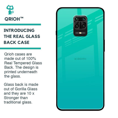 Cuba Blue Glass Case For Xiaomi Redmi Note 9 Pro