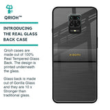 Grey Metallic Glass Case For Xiaomi Redmi Note 9 Pro