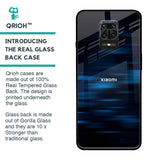 Blue Rough Abstract Glass Case for Xiaomi Redmi Note 9 Pro