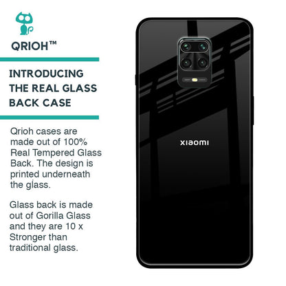 Jet Black Glass Case for Xiaomi Redmi Note 9 Pro