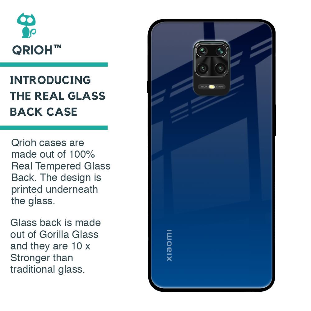 Very Blue Glass Case for Xiaomi Redmi Note 9 Pro