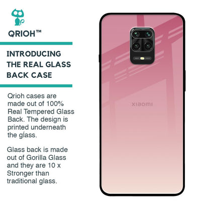 Blooming Pink Glass Case for Xiaomi Redmi Note 9 Pro