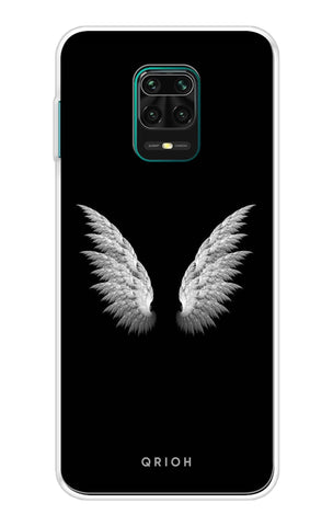 White Angel Wings Xiaomi Redmi Note 9 Pro Back Cover