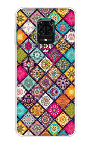 Multicolor Mandala Xiaomi Redmi Note 9 Pro Back Cover