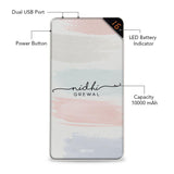 Light Stroke Pastel Customized Power Bank