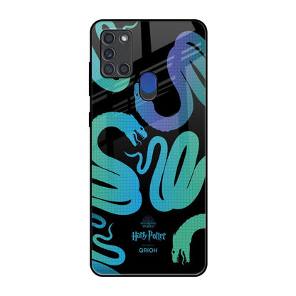 Basilisk Samsung A21s Glass Back Cover Online