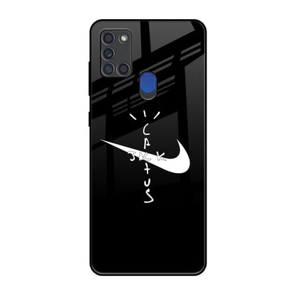 Jack Cactus Samsung A21s Glass Back Cover Online