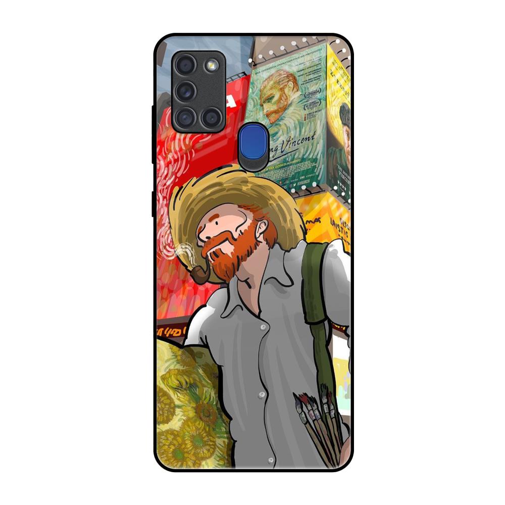 Loving Vincent Samsung A21s Glass Back Cover Online