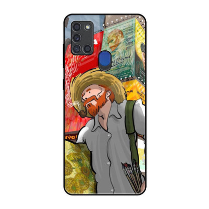 Loving Vincent Samsung A21s Glass Back Cover Online