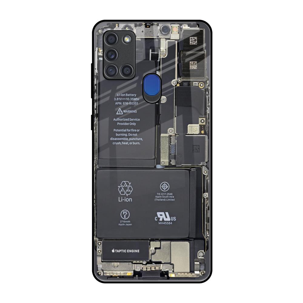 Skeleton Inside Samsung A21s Glass Back Cover Online