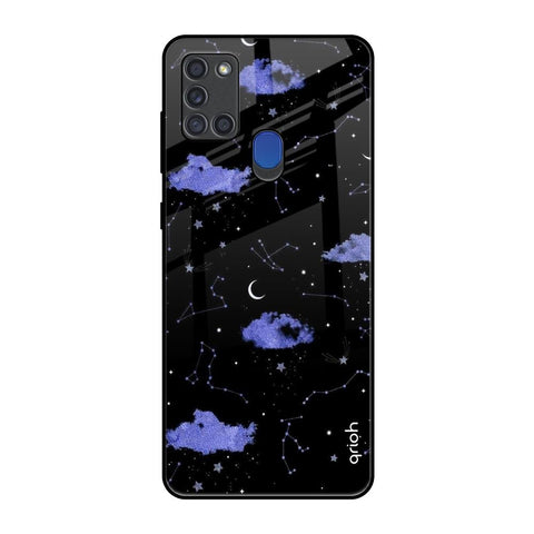 Constellations Samsung A21s Glass Back Cover Online
