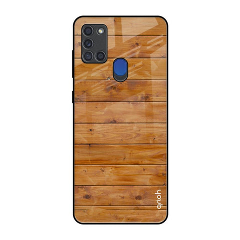 Timberwood Samsung A21s Glass Back Cover Online