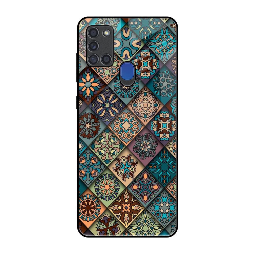 Retro Art Samsung A21s Glass Back Cover Online
