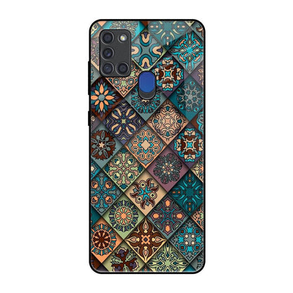 Retro Art Samsung A21s Glass Back Cover Online